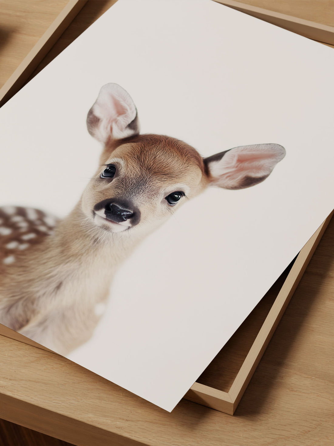 Baby Deer Photo Print – Baby Animals Collection – Cute Kids Wall Art