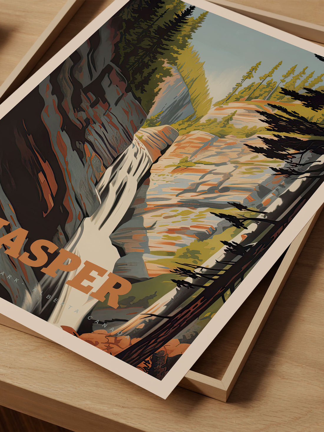 Jasper National Park Poster - Canadian Rockies Art Print