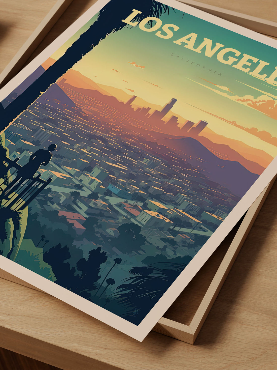 Los Angeles, California Travel Poster