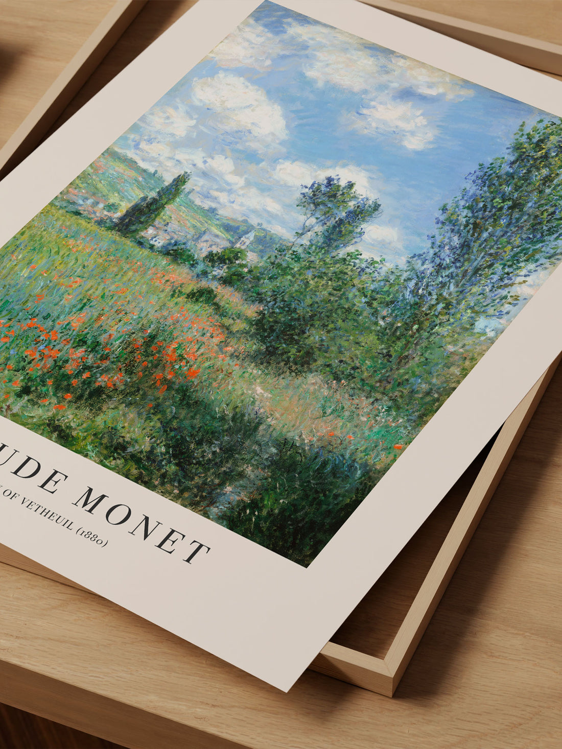 Claude Monet View of Vétheuil Fine Art Print