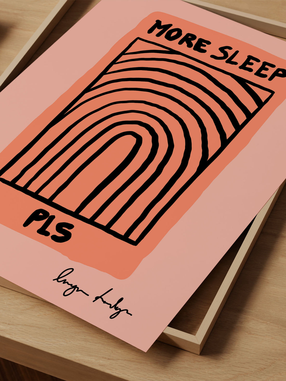 "More Sleep Pls" – Cozy & Playful Print