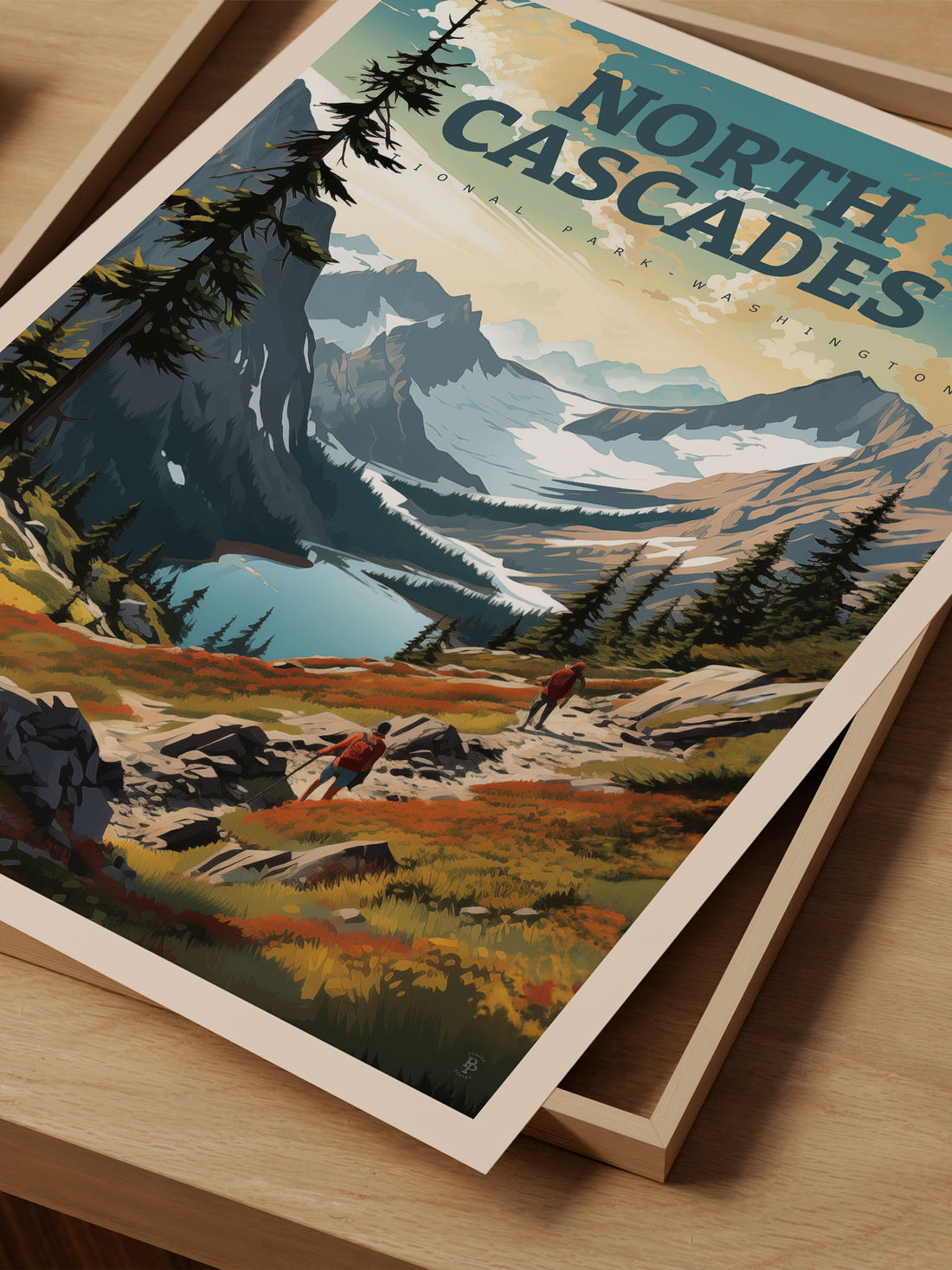 North Cascades National Park, Washington Travel Poster