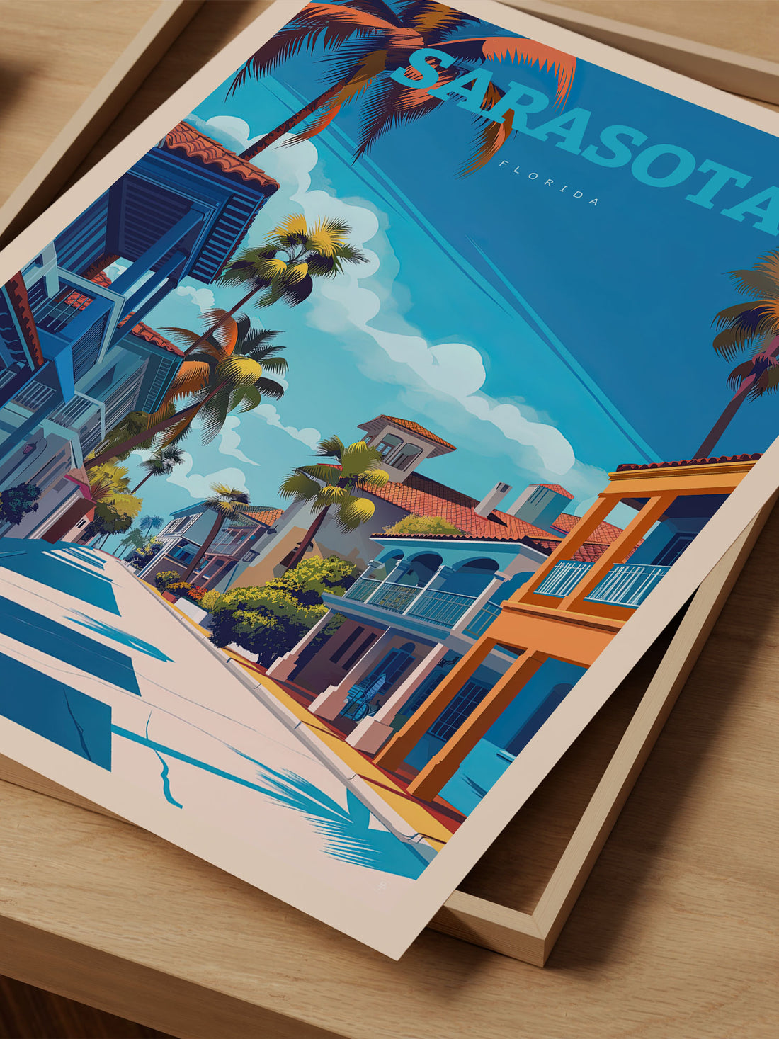 Sarasota, Florida Travel Poster