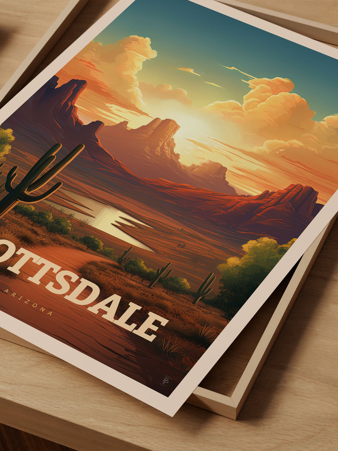 Scottsdale, Arizona Travel Poster