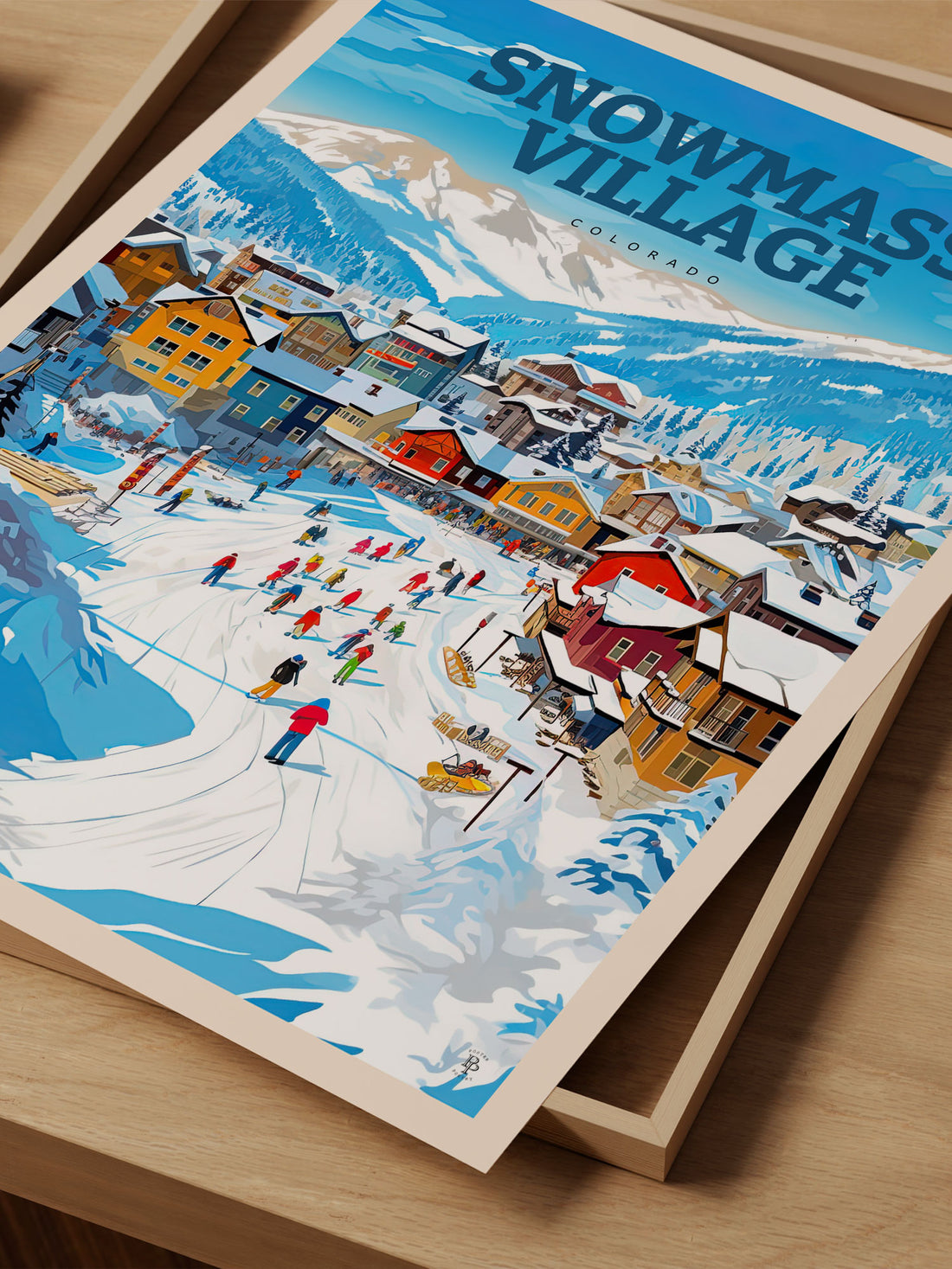 Snowmass Village, Colorado Travel Poster